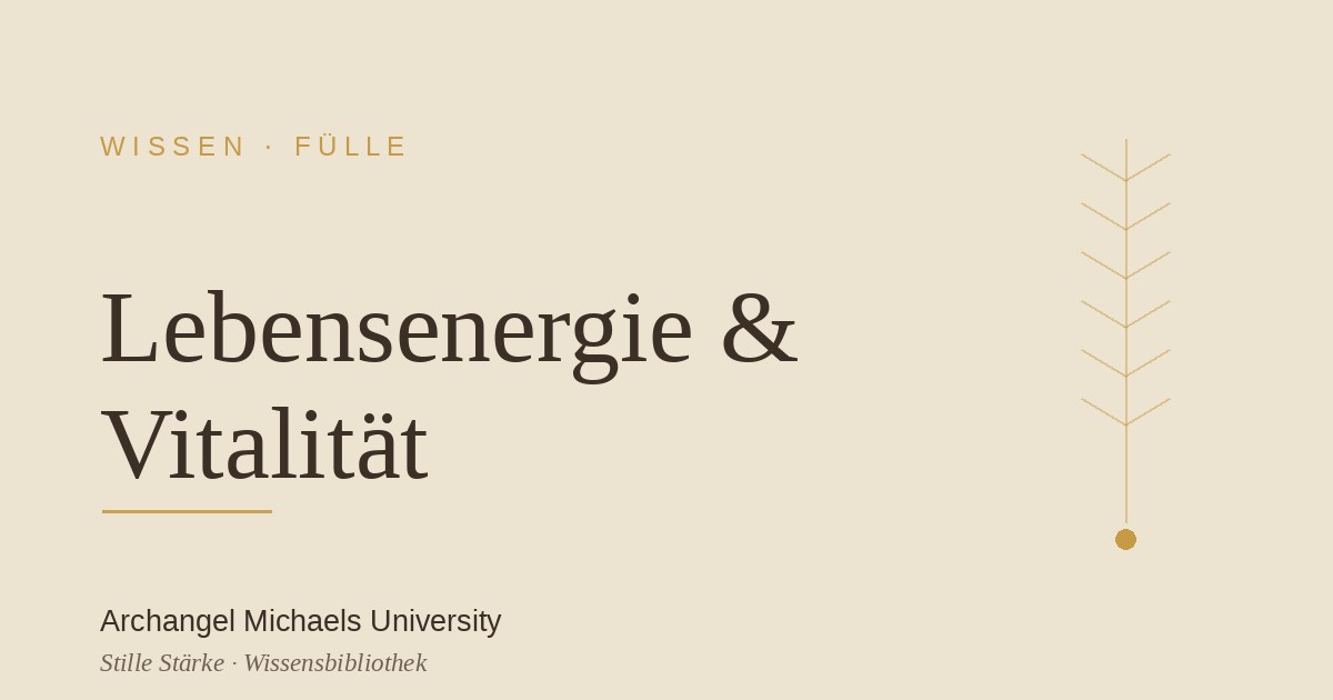 Lebensenergie & Vitalität: wenn Kraft wieder fließt