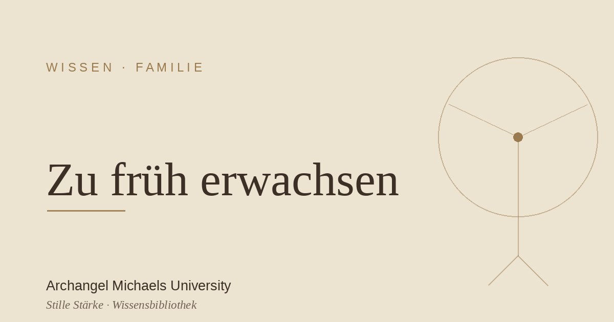Parentifizierung: wenn ein Kind die Eltern trägt