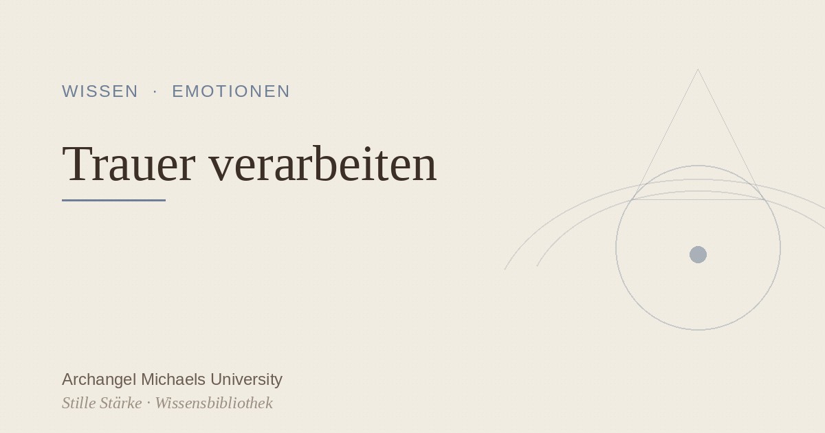 Trauer verarbeiten: dem Verlust Raum geben