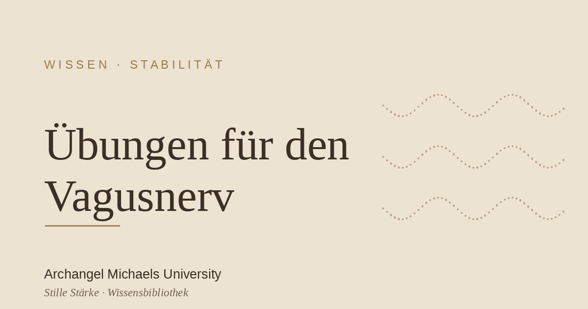 Vagusnerv-Übungen: acht einfache Übungen für mehr Ruhe