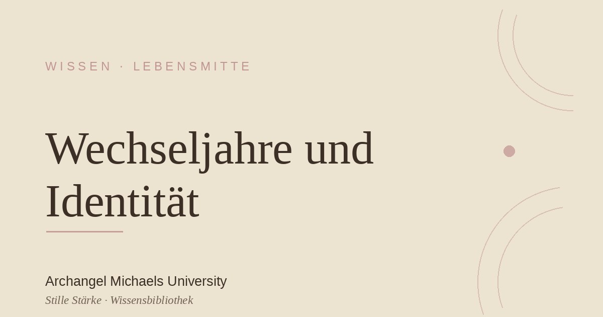 Wechseljahre und Identität: wer werde ich jetzt?