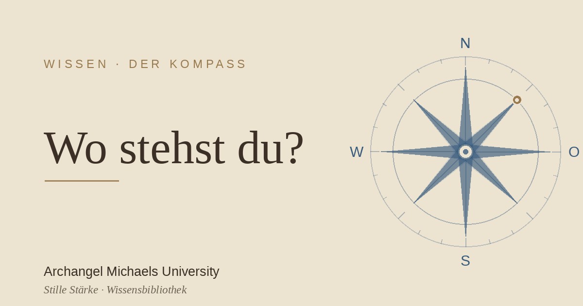 Wo stehst du auf dem Weg zur Mission?